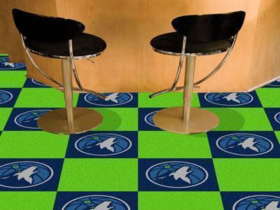 Carpet Flooring NBA Minnesota Timberwolves 18"x18" Carpet Tiles