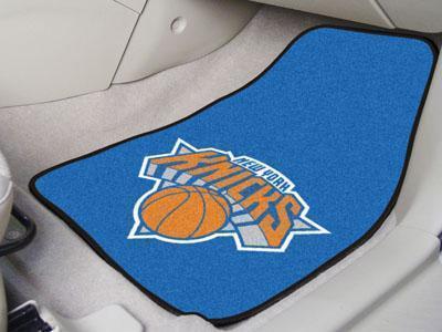 Weather Car Mats NBA New York Knicks 2-pc Carpeted Front Car Mats 17"x27"