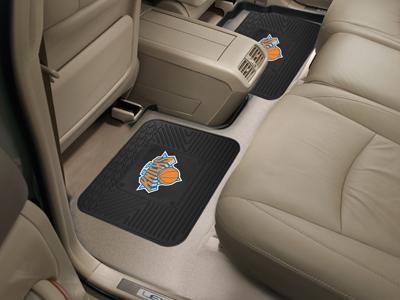 Rubber Car Floor Mats NBA New York Knicks 2-pc Utility Car Mat 14"x17"