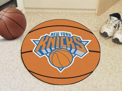 Round Area Rugs NBA New York Knicks Basketball Mat 27" diameter