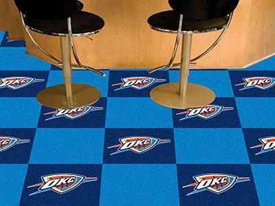 Carpet Squares NBA Oklahoma City Thunder 18"x18" Carpet Tiles