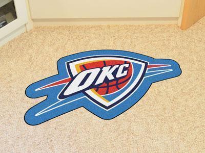 Logo Mats NBA Oklahoma City Thunder Mascot Custom Shape Mat