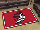 4x6 Rug NBA Portland Trail Blazers 4'x6' Plush Rug