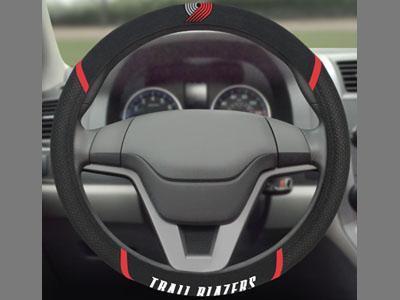 Custom Size Rugs NBA Portland Trail Blazers Steering Wheel Cover 15"x15"