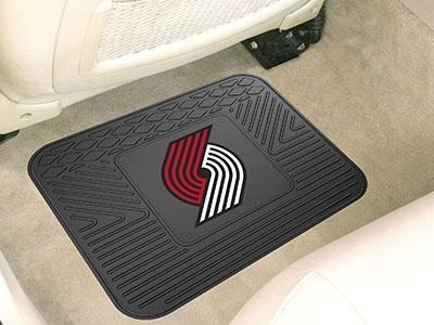 Rubber Car Floor Mats NBA Portland Trail Blazers Utility Car Mat 14"x17"