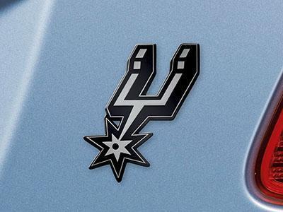 Custom Rugs NBA San Antonio Spurs Auto Emblem 2.5"x3.2"