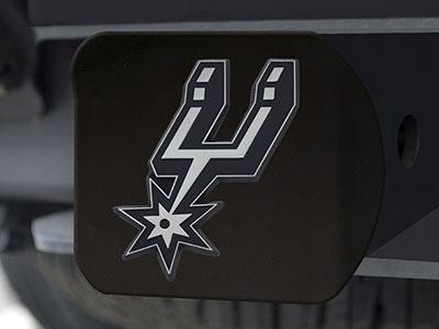 Tow Hitch Covers NBA San Antonio Spurs Black Hitch Cover 4 1/2"x3 3/8"