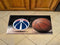 Welcome Door Mat NBA Washington Wizards Scraper Mat 19"x30" Ball