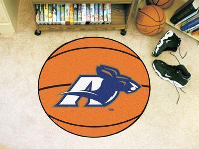 Round Area Rugs NCAA Akron Basketball Mat 27" diameter