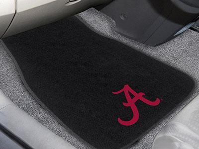 Car Floor Mats NCAA Alabama 2-pc Embroidered car Mats 18"x27"