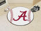 Round Area Rugs NCAA Alabama Baseball Mat 27" diameter