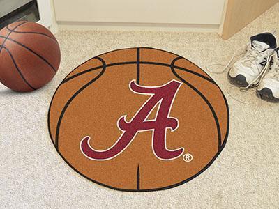 Round Rugs NCAA Alabama Basketball Mat 27" diameter