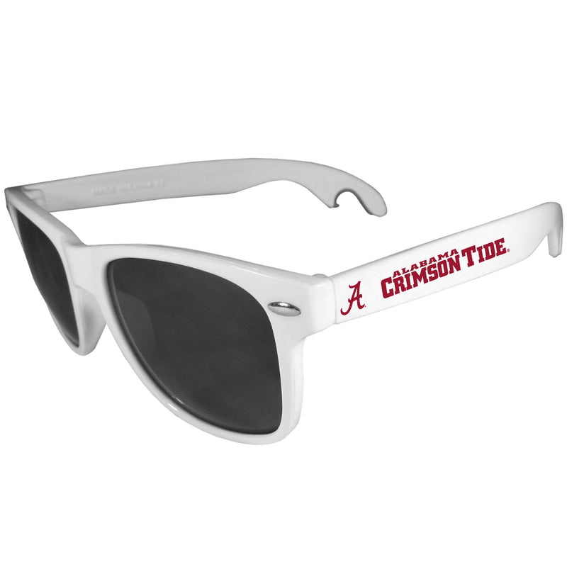 NCAA - Alabama Crimson Tide Beachfarer Bottle Opener Sunglasses, White-Sunglasses, Eyewear & Accessories,College Eyewear,Alabama Crimson Tide Eyewear-JadeMoghul Inc.