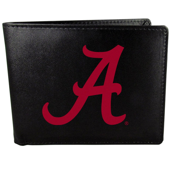 NCAA - Alabama Crimson Tide Bi-fold Wallet Large Logo-Wallets & Checkbook Covers,College Wallets,Alabama Crimson Tide Wallets-JadeMoghul Inc.