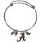 NCAA - Alabama Crimson Tide Charm Bangle Bracelet-Jewelry & Accessories,Bracelets,Charm Bangle Bracelets,College Charm Bangle Bracelets-JadeMoghul Inc.