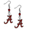 NCAA - Alabama Crimson Tide Fan Bead Dangle Earrings-Jewelry & Accessories,Earrings,Fan Bead Earrings,College Fan Bead Earrings-JadeMoghul Inc.