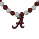 NCAA - Alabama Crimson Tide Fan Bead Necklace-Jewelry & Accessories,Necklaces,Fan Bead Necklaces,College Fan Bead Necklaces-JadeMoghul Inc.