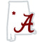 NCAA - Alabama Crimson Tide Home State 11 Inch Magnet-Missing-JadeMoghul Inc.