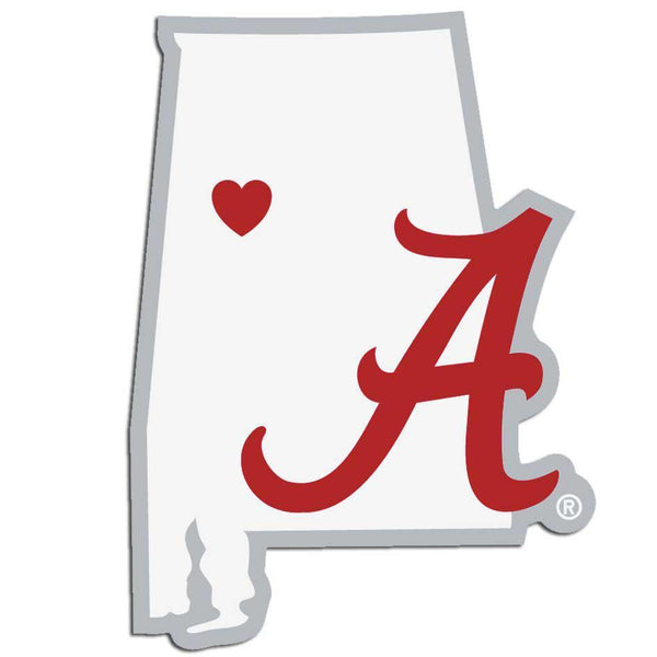 NCAA - Alabama Crimson Tide Home State Decal-Automotive Accessories,Decals,Home State Decals,College Home State Decals-JadeMoghul Inc.