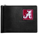 NCAA - Alabama Crimson Tide Leather Bill Clip Wallet-Wallets & Checkbook Covers,Bill Clip Wallets,College Bill Clip Wallets-JadeMoghul Inc.