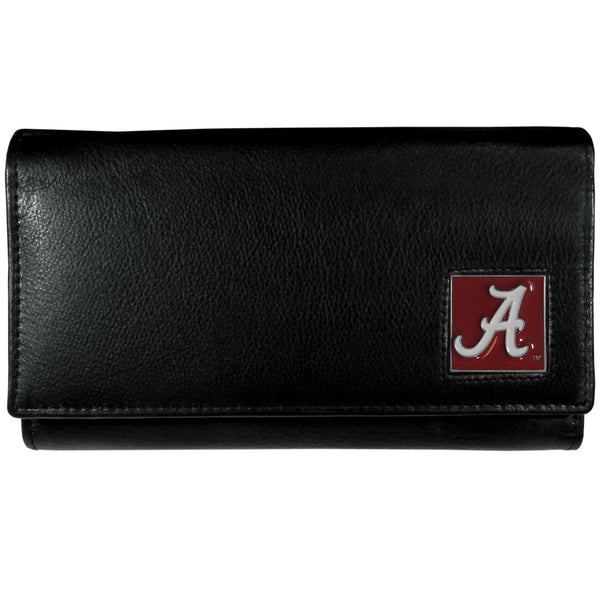 NCAA - Alabama Crimson Tide Leather Women's Wallet-Wallets & Checkbook Covers,Women's Wallets,College Women's Wallets-JadeMoghul Inc.