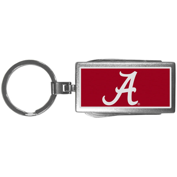 NCAA - Alabama Crimson Tide Multi-tool Key Chain, Logo-Key Chains,College Key Chains,Alabama Crimson Tide Key Chains-JadeMoghul Inc.