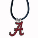 NCAA - Alabama Crimson Tide Rubber Cord Necklace-Jewelry & Accessories,Necklaces,Cord Necklaces,College Cord Necklaces-JadeMoghul Inc.
