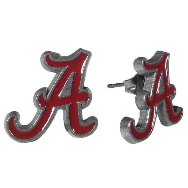 NCAA - Alabama Crimson Tide Stud Earrings-Jewelry & Accessories,Earrings,Stud Earrings,College Stud Earrings-JadeMoghul Inc.
