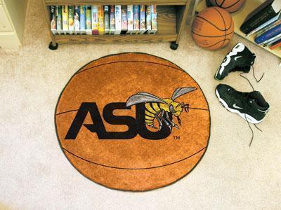 Round Area Rugs NCAA Alabama State Basketball Mat 27" diameter