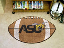 Round Rug in Living Room NCAA Football Alabama State University Football Rug 20.5"x32.5"
