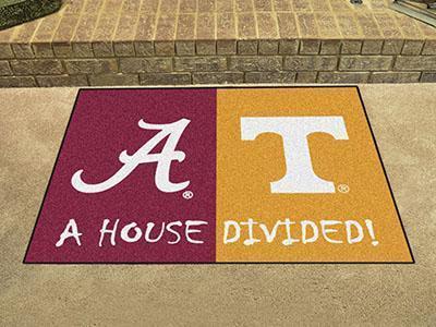 Large Rugs NCAA Alabama Tennessee House Divided Rug 33.75"x42.5"