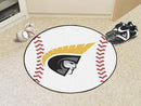 Round Rugs NCAA Anderson (SC) Baseball Mat 27" diameter