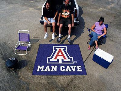 Grill Mat NCAA Arizona Man Cave Tailgater Rug 5'x6'