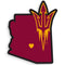 NCAA - Arizona St. Sun Devils Home State Decal-Automotive Accessories,Decals,Home State Decals,College Home State Decals-JadeMoghul Inc.