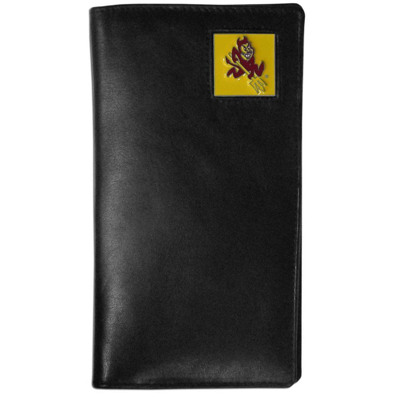 NCAA - Arizona St. Sun Devils Leather Tall Wallet-Wallets & Checkbook Covers,Tall Wallets,College Tall Wallets-JadeMoghul Inc.