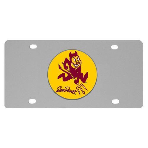 NCAA - Arizona St. Sun Devils Steel License Plate-Automotive Accessories,License Plates,Steel License Plates,College Steel License Plates-JadeMoghul Inc.