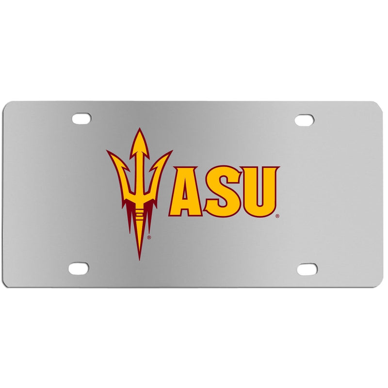 NCAA - Arizona St. Sun Devils Steel License Plate Wall Plaque-Automotive Accessories,License Plates,Steel License Plates,College Steel License Plates-JadeMoghul Inc.