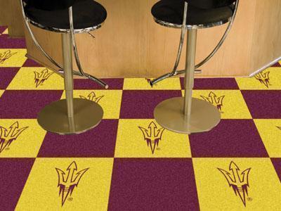 Carpet Flooring NCAA Arizona State 18"x18" Carpet Tiles