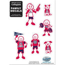 NCAA - Arizona Wildcats Family Decal Set Small-Automotive Accessories,Decals,Family Character Decals,Small Family Decals,College Small Family Decals-JadeMoghul Inc.