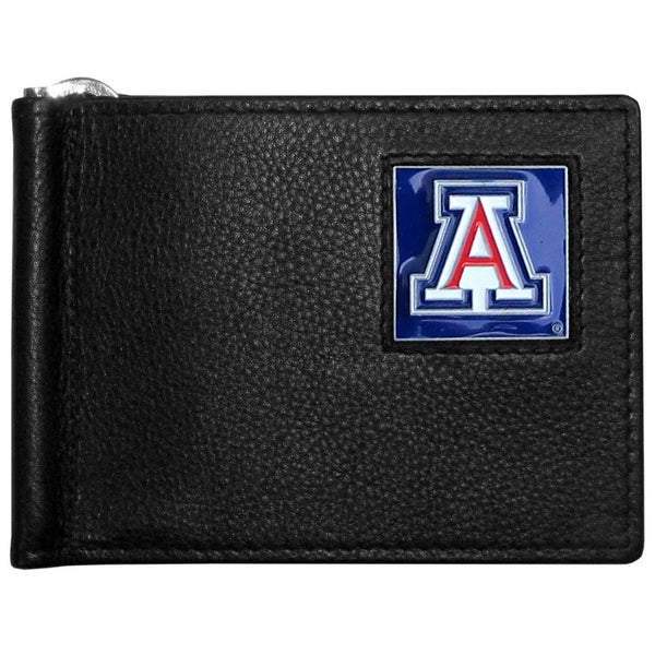 NCAA - Arizona Wildcats Leather Bill Clip Wallet-Wallets & Checkbook Covers,College Wallets,Arizona Wildcats Wallets-JadeMoghul Inc.