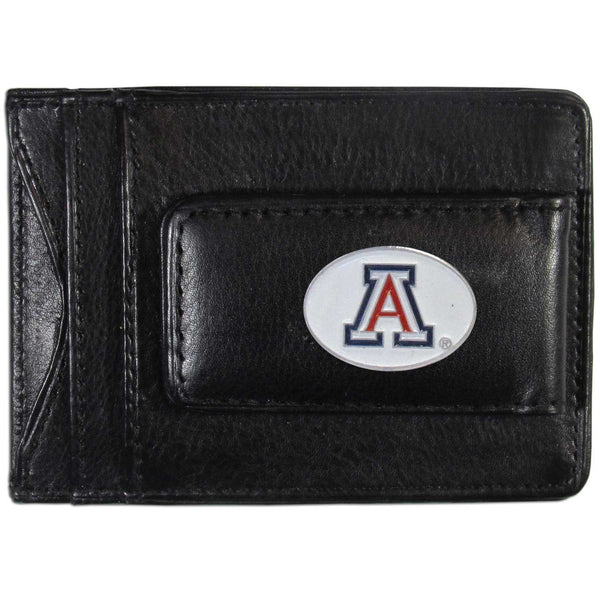 NCAA - Arizona Wildcats Leather Cash & Cardholder-Wallets & Checkbook Covers,Cash & Cardholders,College Cash & Cardholders-JadeMoghul Inc.