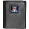 NCAA - Arizona Wildcats Leather Tri-fold Wallet-Wallets & Checkbook Covers,Tri-fold Wallets,Tri-fold Wallets,College Tri-fold Wallets-JadeMoghul Inc.