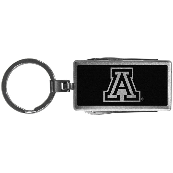 NCAA - Arizona Wildcats Multi-tool Key Chain, Black-Key Chains,College Key Chains,Arizona Wildcats Key Chains-JadeMoghul Inc.