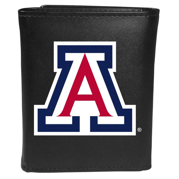 NCAA - Arizona Wildcats Tri-fold Wallet Large Logo-Wallets & Checkbook Covers,College Wallets,Arizona Wildcats Wallets-JadeMoghul Inc.