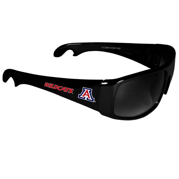 NCAA - Arizona Wildcats Wrap Bottle Opener Sunglasses-Sunglasses, Eyewear & Accessories,College Eyewear,College Sunglasses,Bottle Opener Sunglasses-JadeMoghul Inc.