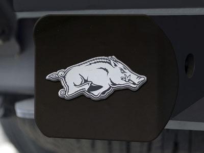 Tow Hitch Covers NCAA Arkansas Black Hitch Cover 4 1/2"x3 3/8"