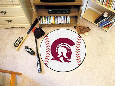 Round Rugs NCAA Arkansas-Little Rock Baseball Mat 27" diameter