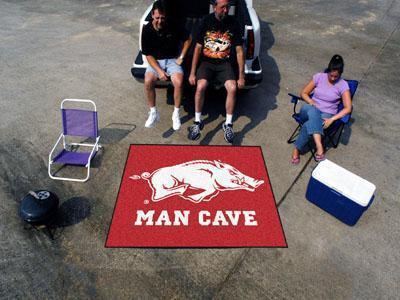 BBQ Mat NCAA Arkansas Man Cave Tailgater Rug 5'x6'