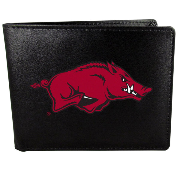NCAA - Arkansas Razorbacks Bi-fold Wallet Large Logo-Wallets & Checkbook Covers,College Wallets,Arkansas Razorbacks Wallets-JadeMoghul Inc.