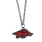 NCAA - Arkansas Razorbacks Chain Necklace with Small Charm-Jewelry & Accessories,Necklaces,Chain Necklaces,College Chain Necklaces-JadeMoghul Inc.